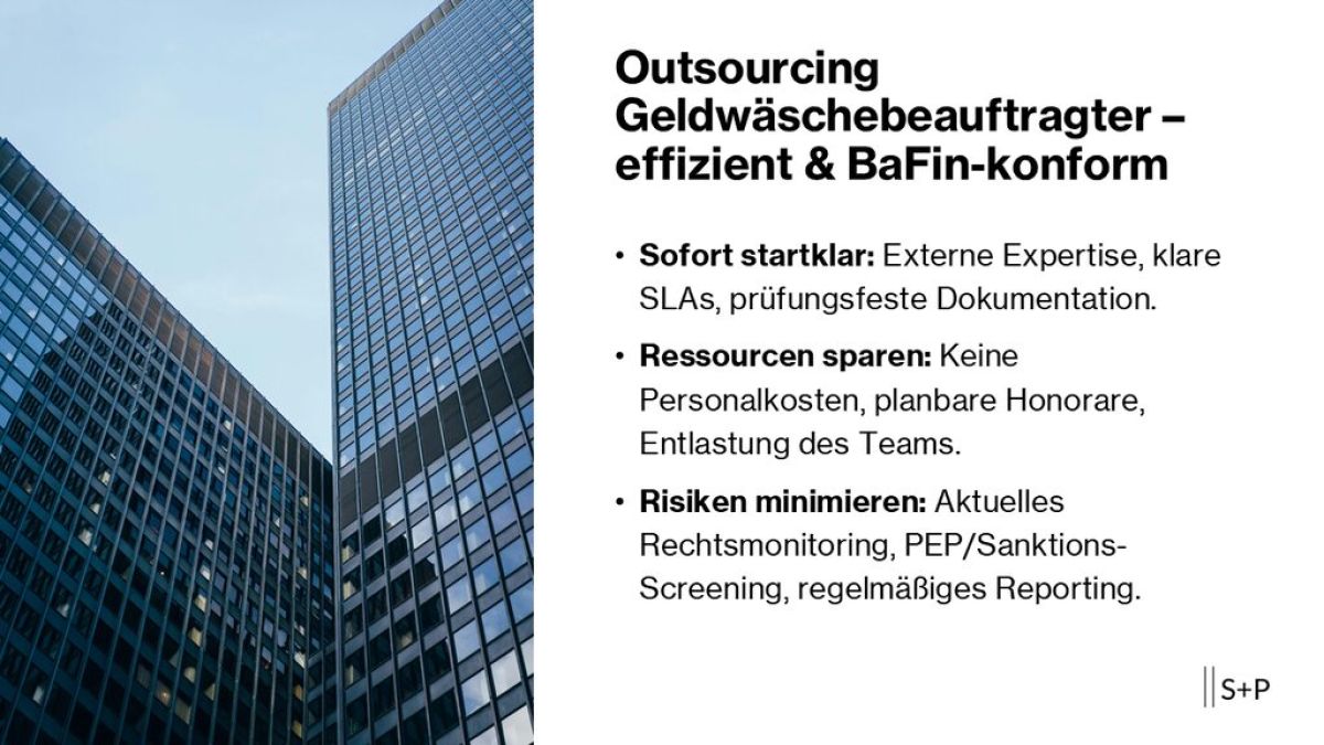 Outsourcing Geldwäschebeauftragter – Effiziente Compliance-Lösung für Ihr Unternehmen