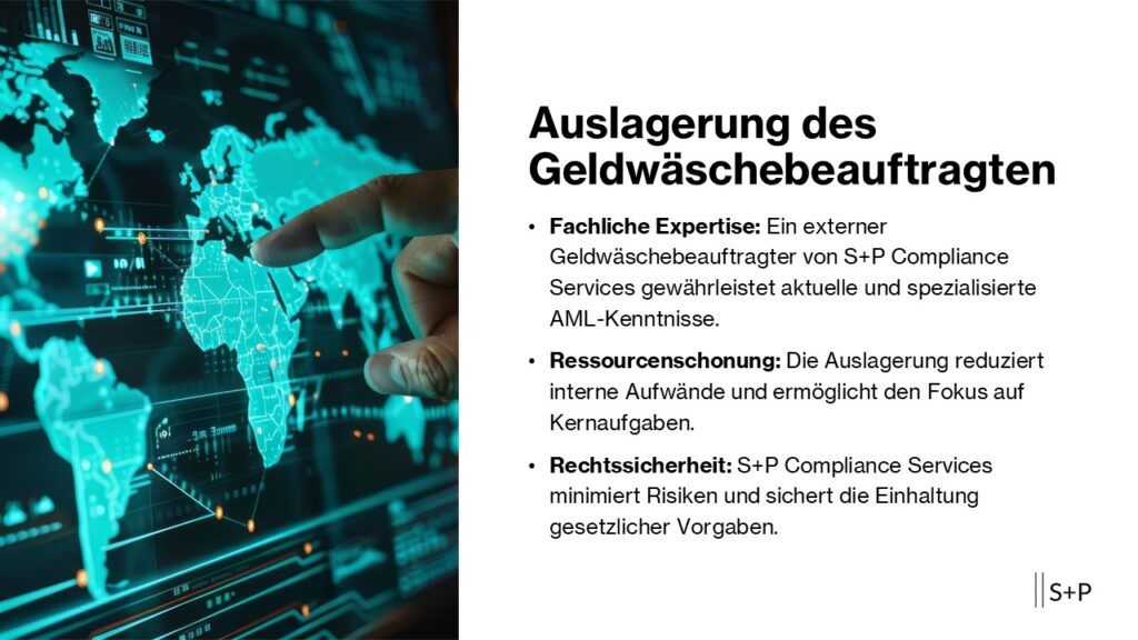 Auslagerung des Geldwäschebeauftragten mit S+P Compliance