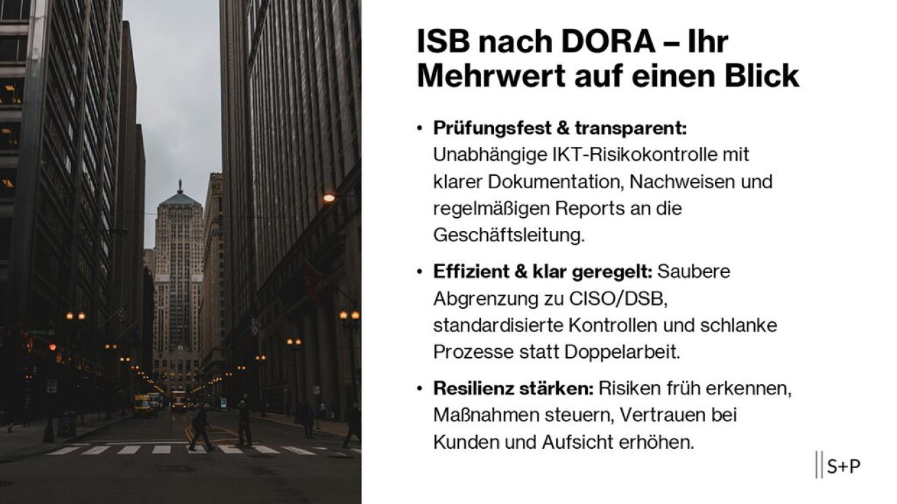 nformationssicherheits-beauftragter nach DORA