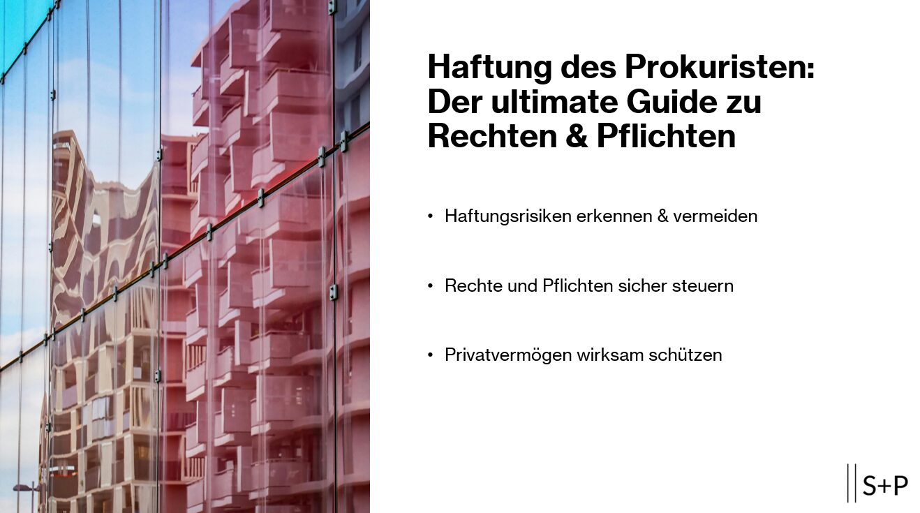 Haftungsmanagement für Prokuristen: Strategien zur Risikominimierung 1 Beitragsbild Hub Haftung Prokurist