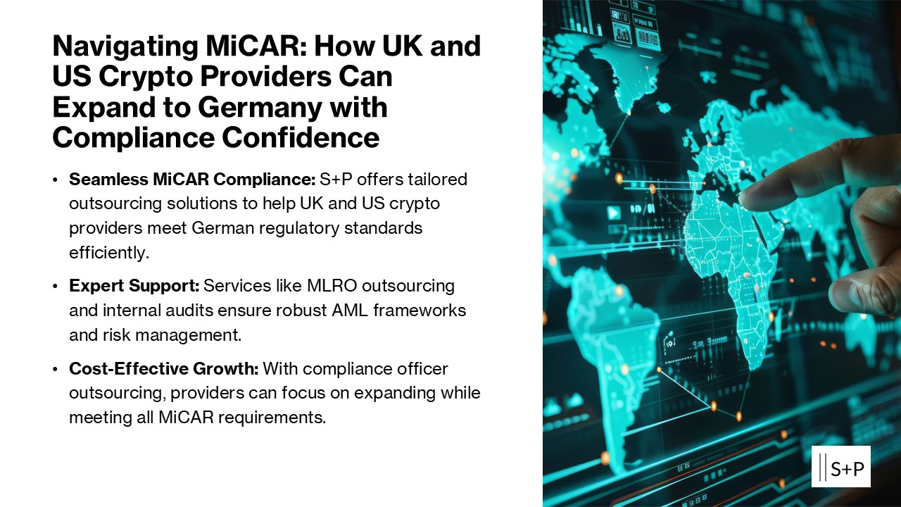 S+P Compliance Services – Ihr Partner für eine sichere und rechtskonforme Unternehmensführung 6 Persönliche Betreuung durch erfahrene Compliance-Experten