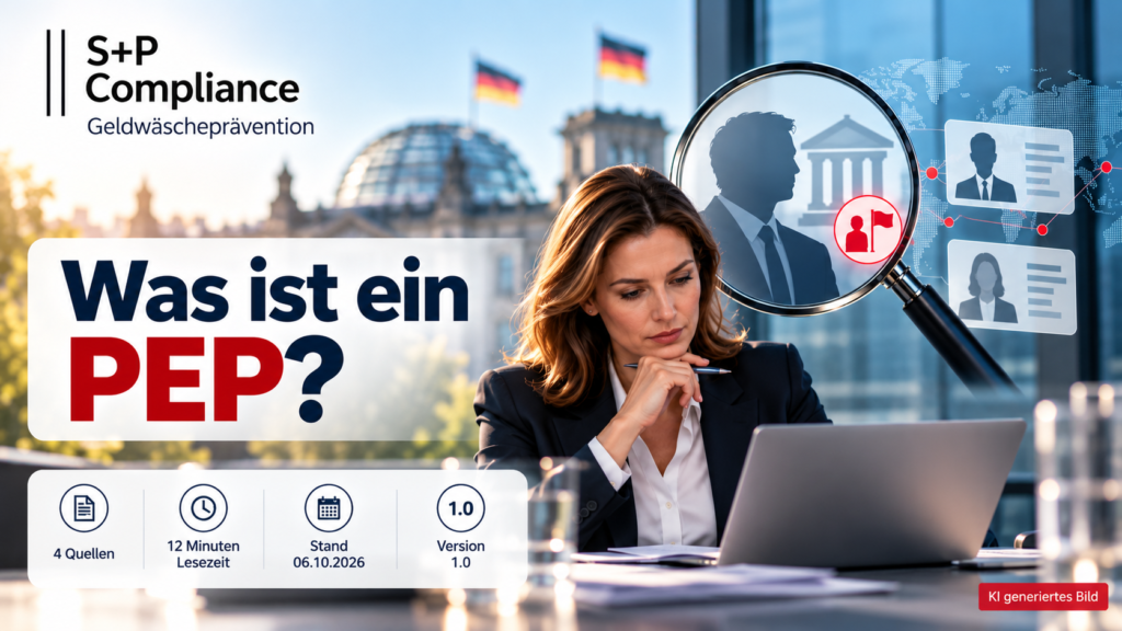 Was ist ein PEP? Abklärung des PEP-Status nach § 10 Abs. 1 Nr. 4 GwG