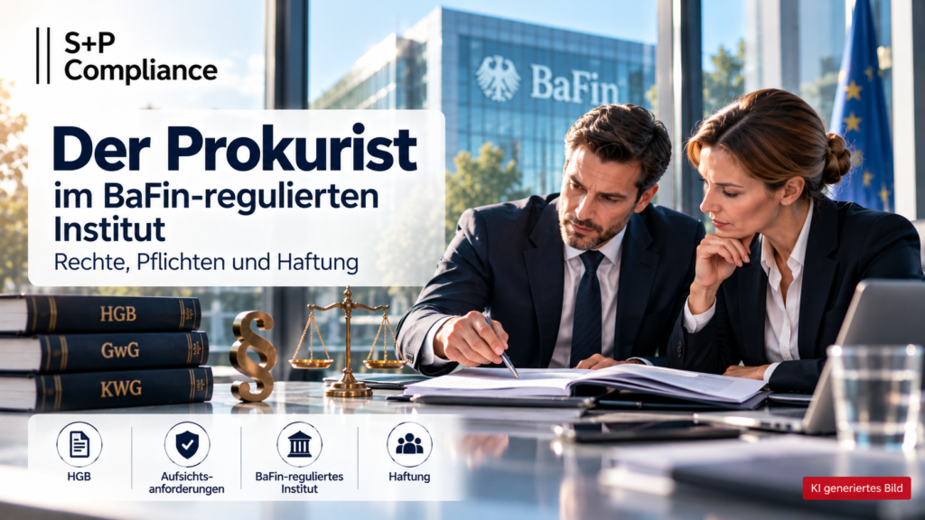 Prokurist im BaFin-regulierten Institut: Rechte, Pflichten, Haftung