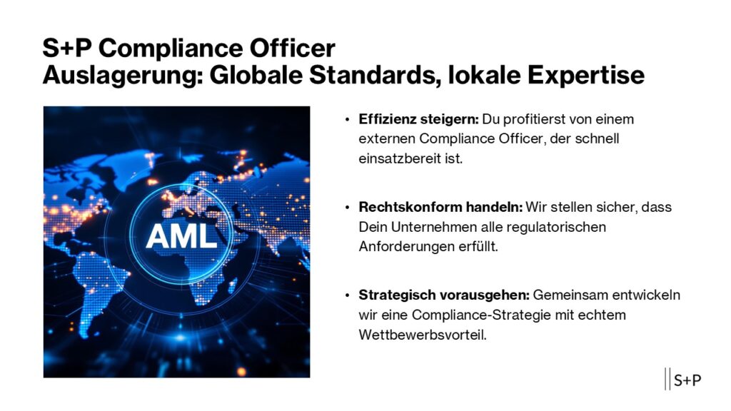 MaRisk Compliance Officer auslagern mit S+P 2 MaRisk Compliance Officer auslagern mit S+P