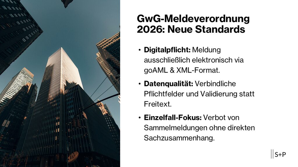 Die GwG-Meldeverordnung (GwGMeldV) 2026 und die Meldepflichten an die FIU 1 GwG-Meldeverordnung