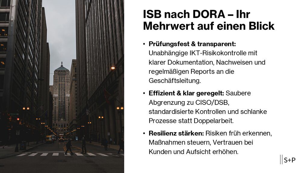 nformationssicherheits-beauftragter nach DORA