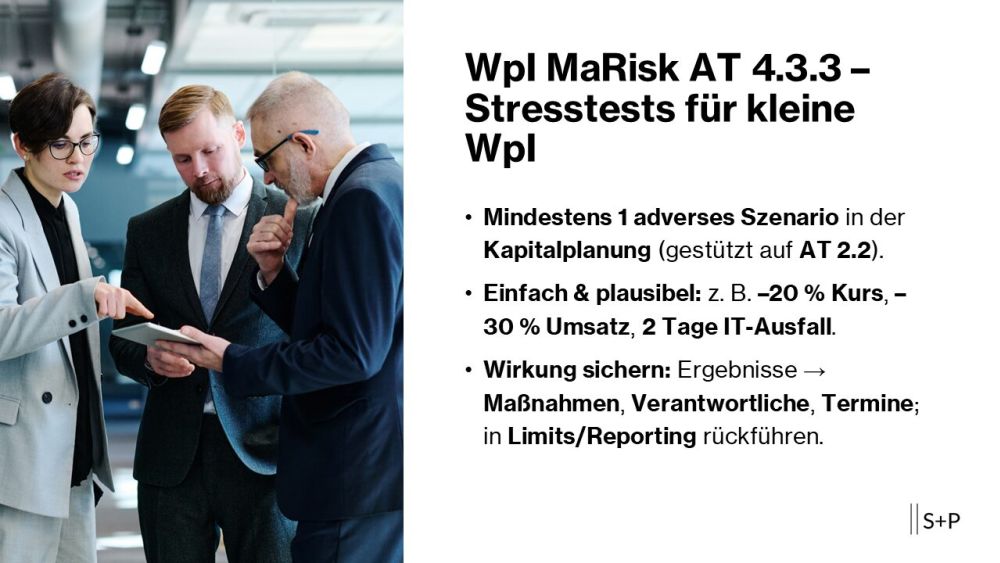 WpI MaRisk AT 4.3.3 – Stresstests für kleine Wertpapierinstitute: einfach, wirksam, prüfungssicher 1 wpi_marisk_stresstests